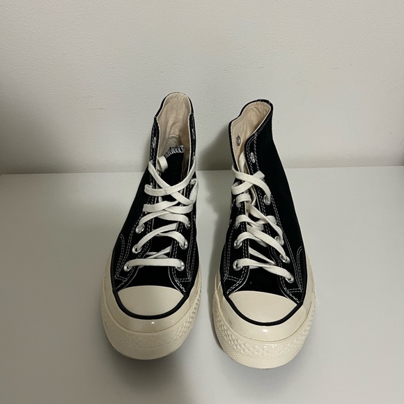 Black converse high tops womens - Picture 2 of 4